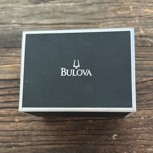 Bulova Black and Silver Display Box